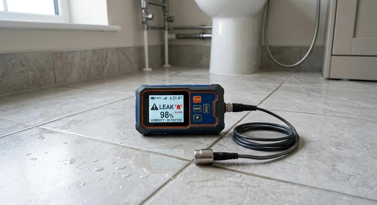 détection ultrason fuite eau