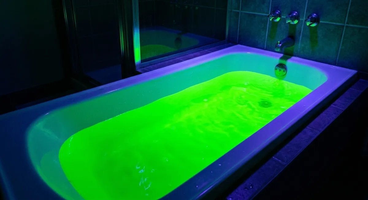 fluorescéine baignoire UV