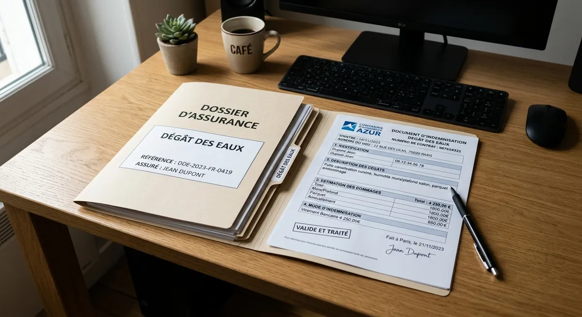 Indemnisation dégât des eaux