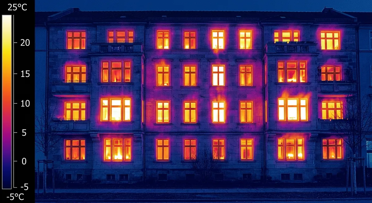 thermographie facade bâtiment